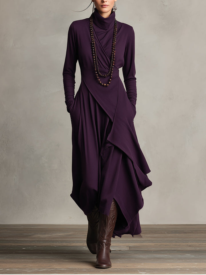 Nancy™ | Elegant Draped Dress