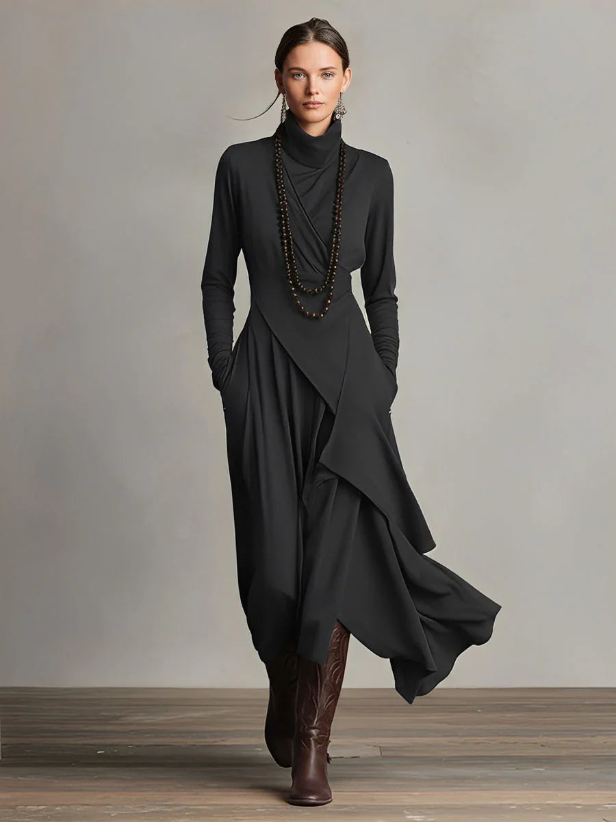 Nancy™ | Elegant Draped Dress