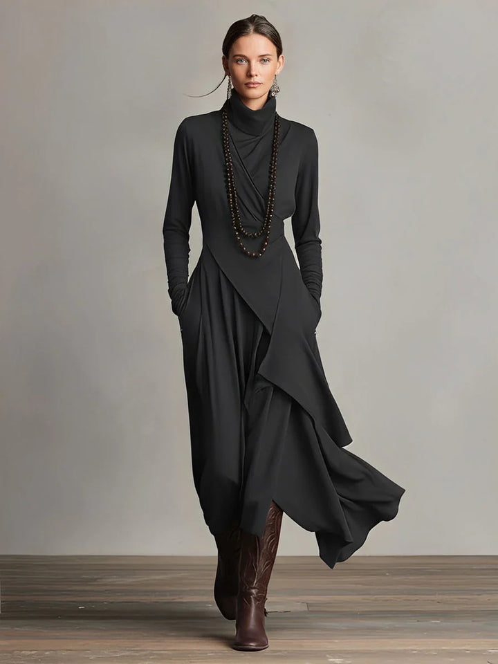 Nancy™ | Elegant Draped Dress