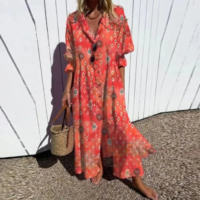 Nyara™ | Floral Maxi Dress