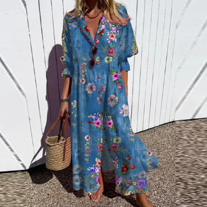 Nyara™ | Floral Maxi Dress