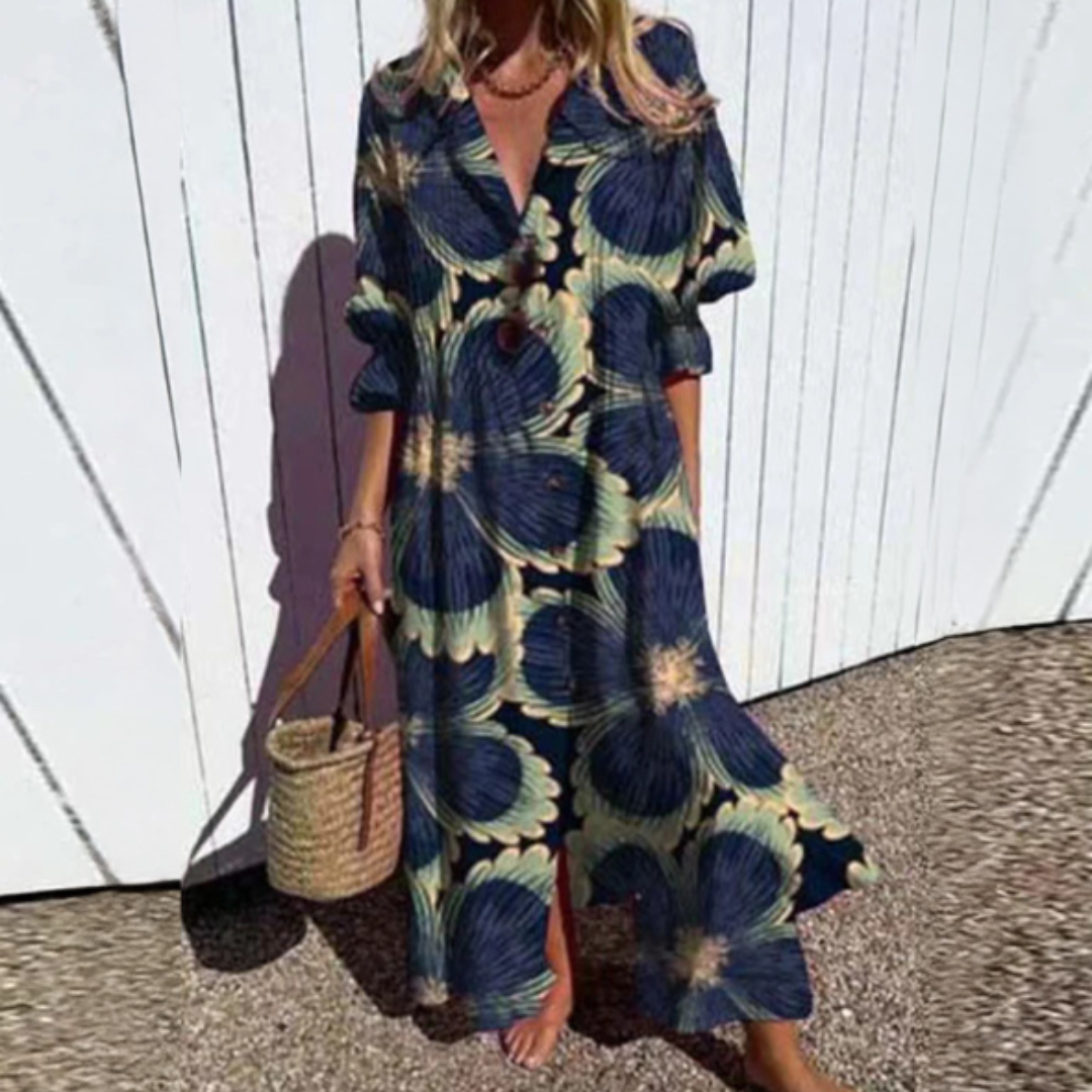 Nyara™ | Floral Maxi Dress
