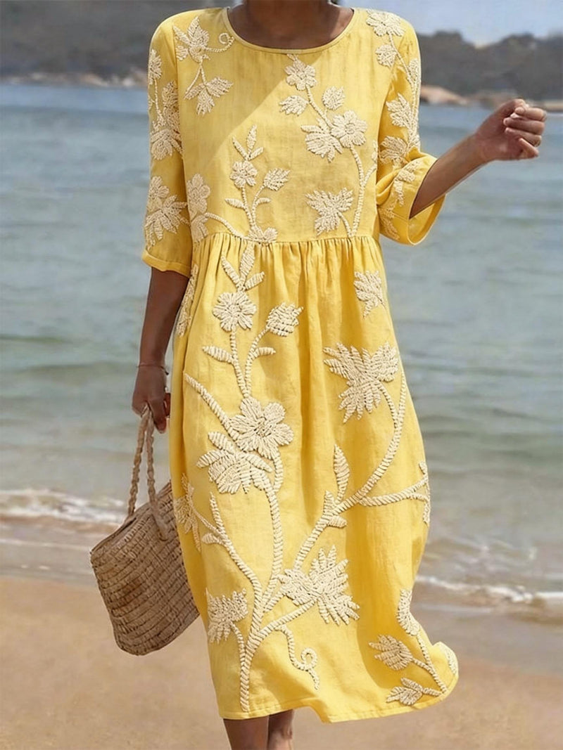 Liorael™ | Vestido vintage bordado
