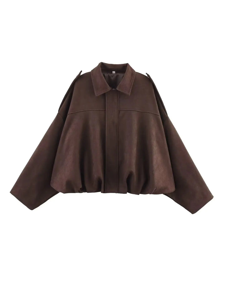 Apple™ | Suede Bomber Jacket