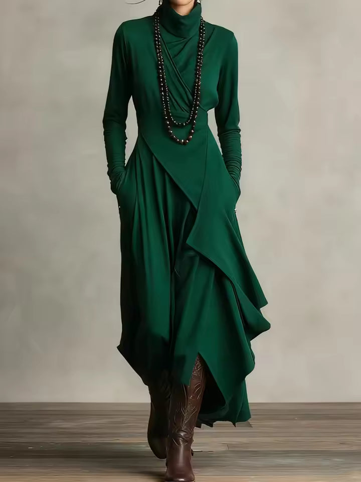 Nancy™ | Elegant Draped Dress