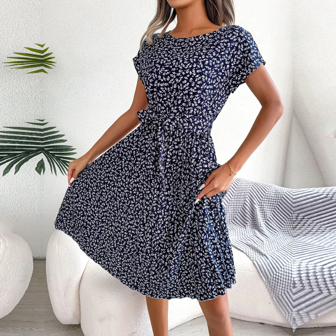 Penelope™ | Floral Pleated Maxi Dress