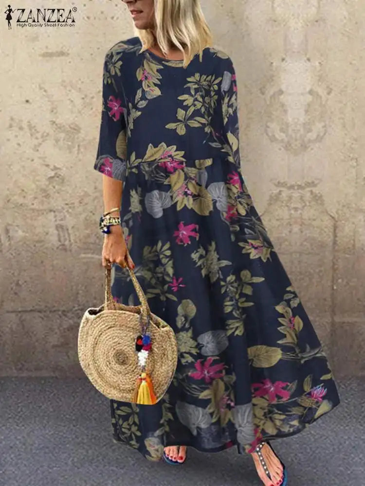 Hallie™ | Floral Boho Sundress