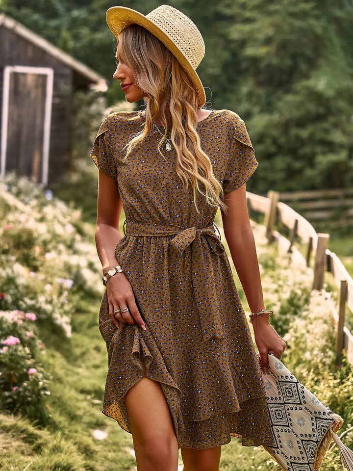 Kinsley Rae™ | Floral Pleated Summer Dress