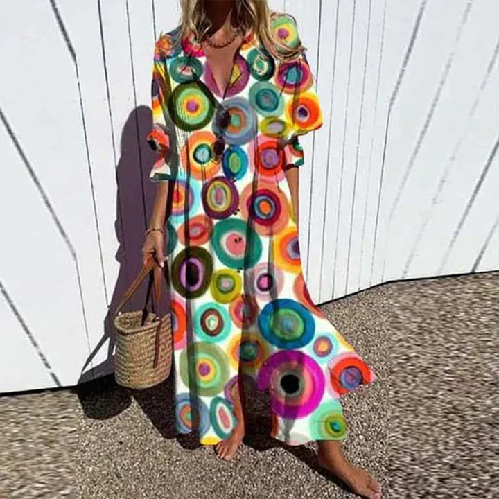 Nyara™ | Floral Maxi Dress