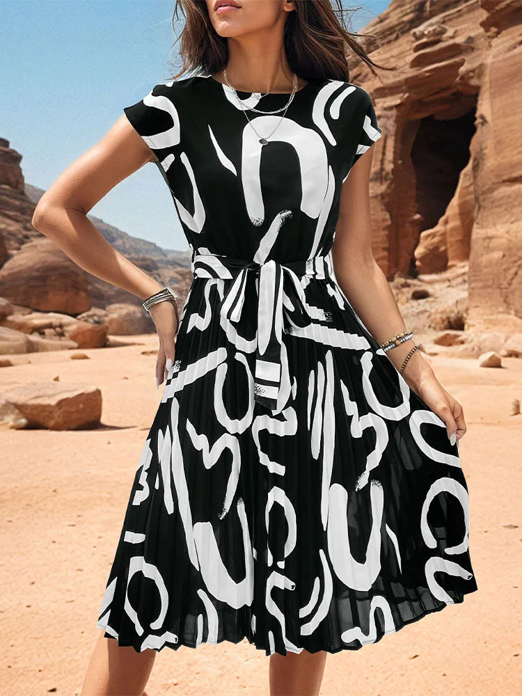 Lily™ | Pleated Midi Summer Dress