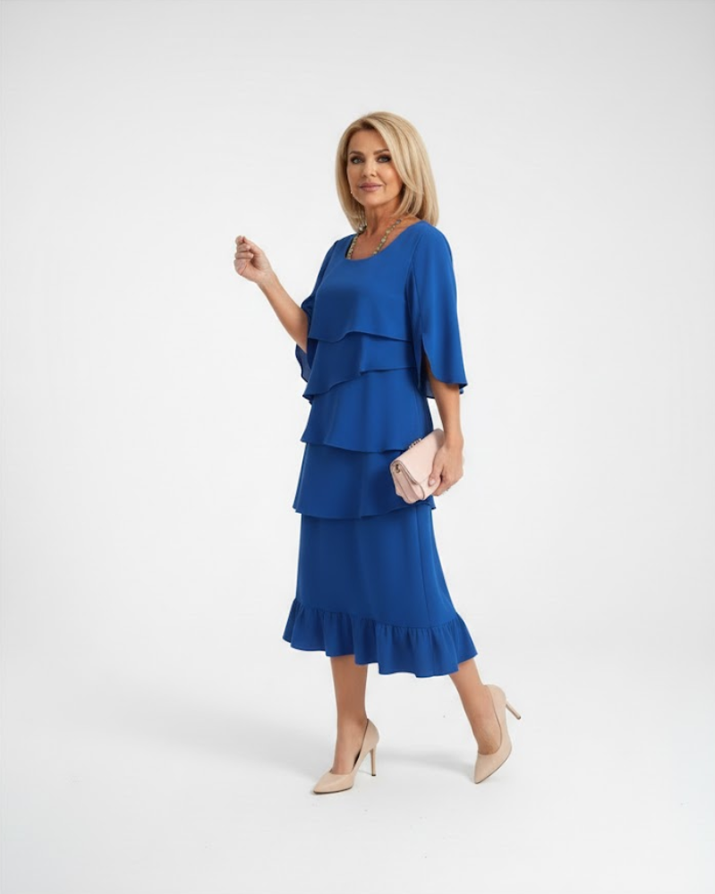 Vespera™ | Feminine Midi Dress