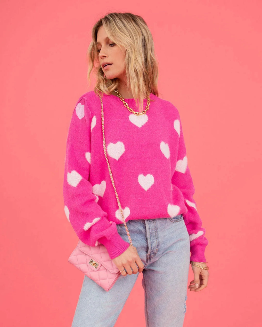 Jodie™ | Heart Knit Sweater