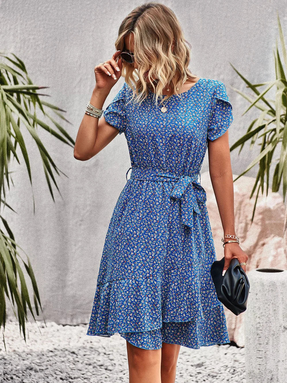 Kinsley Rae™ | Floral Pleated Summer Dress