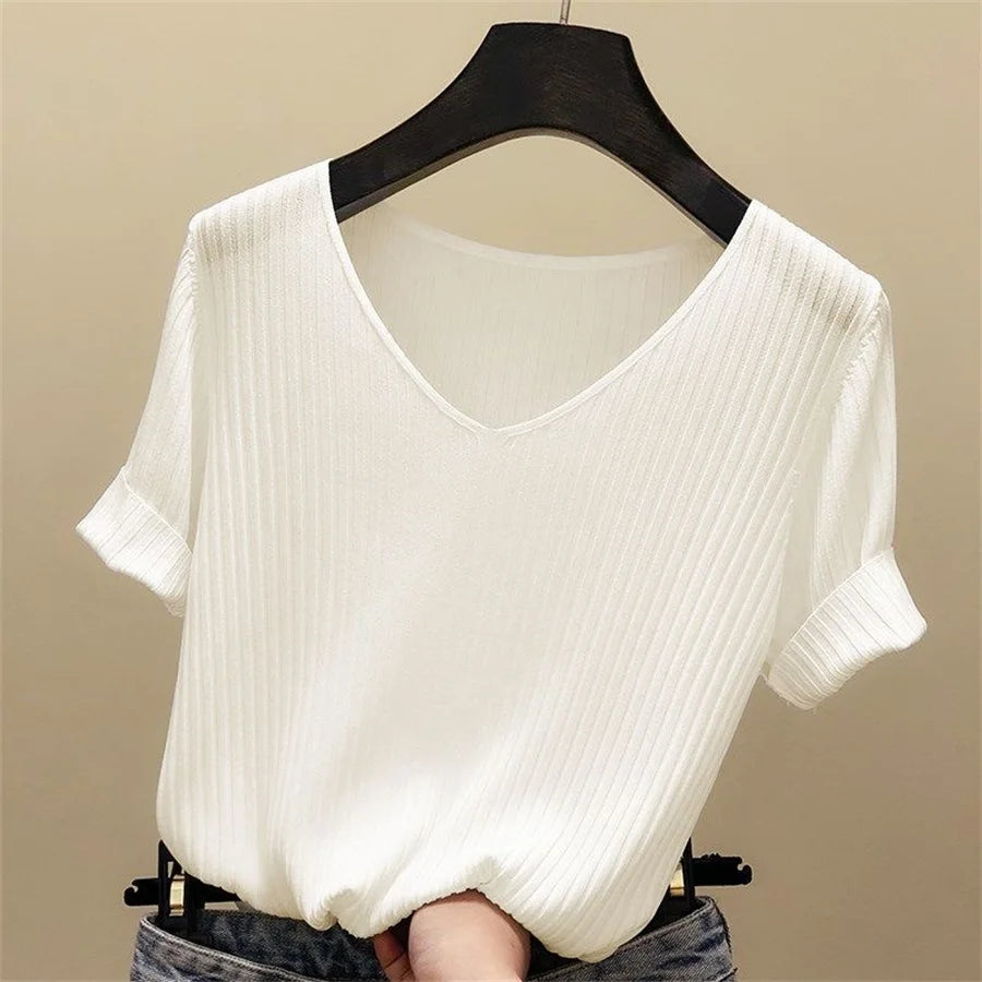 Hazel™ | Summer Knit Blouse