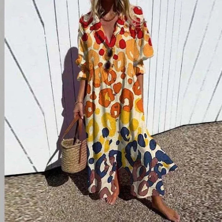 Nyara™ | Floral Maxi Dress