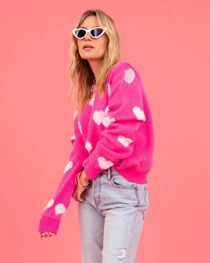 Jodie™ | Heart Knit Sweater