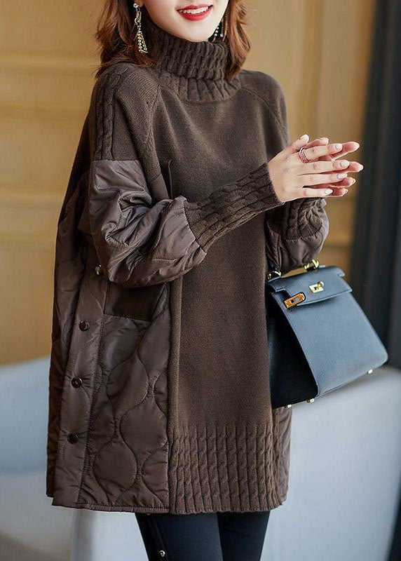 Scarlett™ | Patchwork Knit Sweater