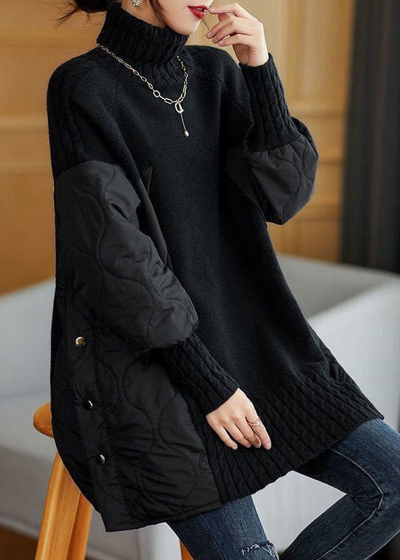 Scarlett™ | Patchwork Knit Sweater
