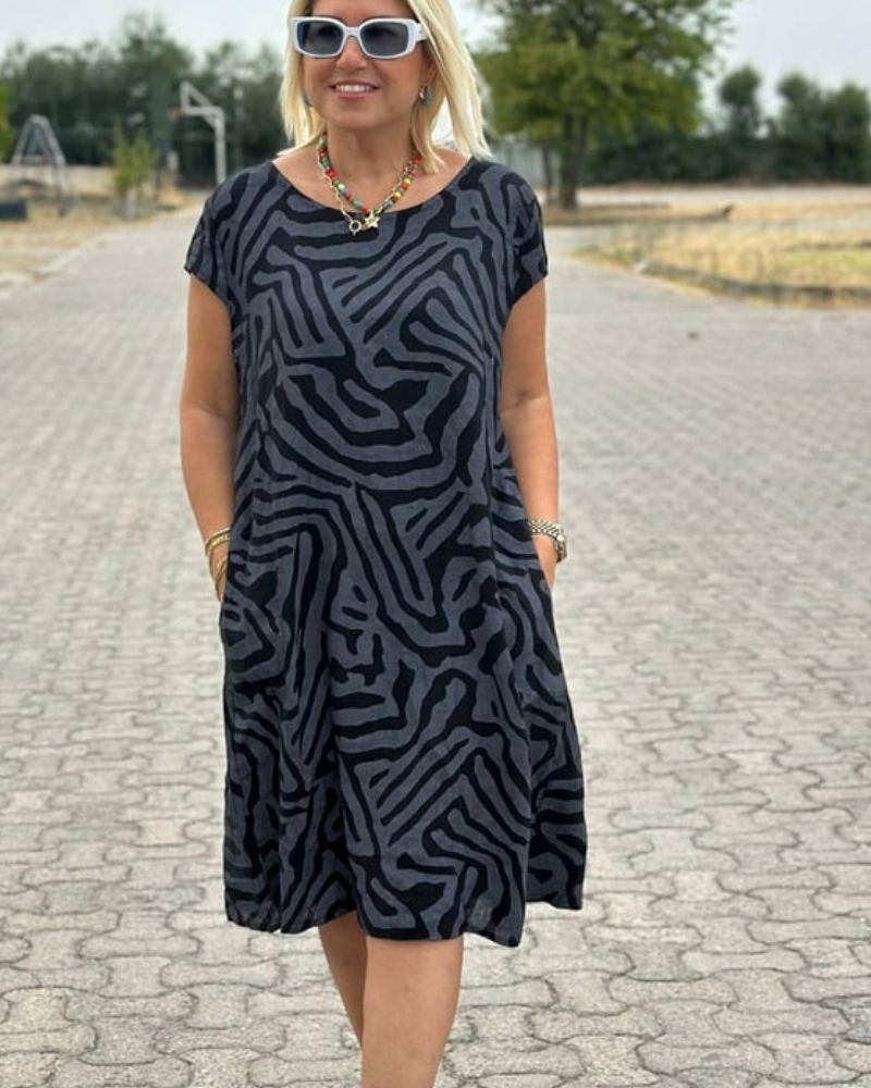 Wrena™ | Round Neck Dress