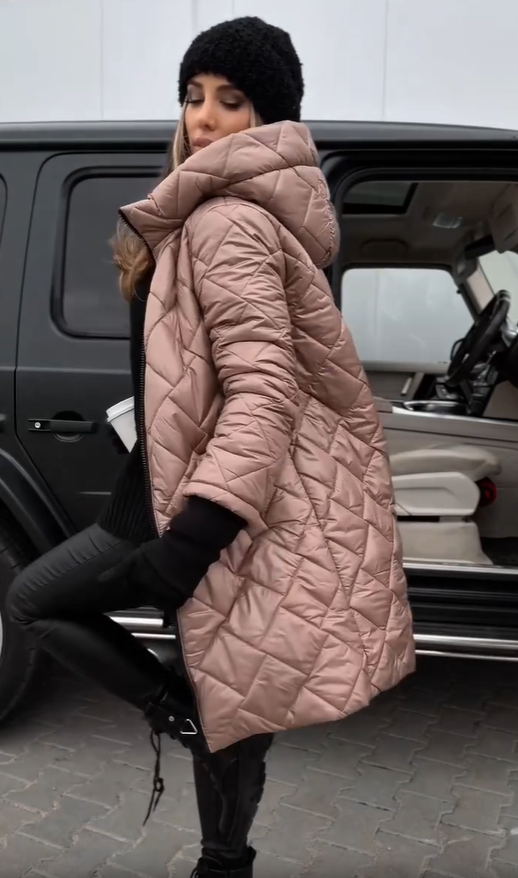 Connie™ | Quilted Down Jacket with Hood