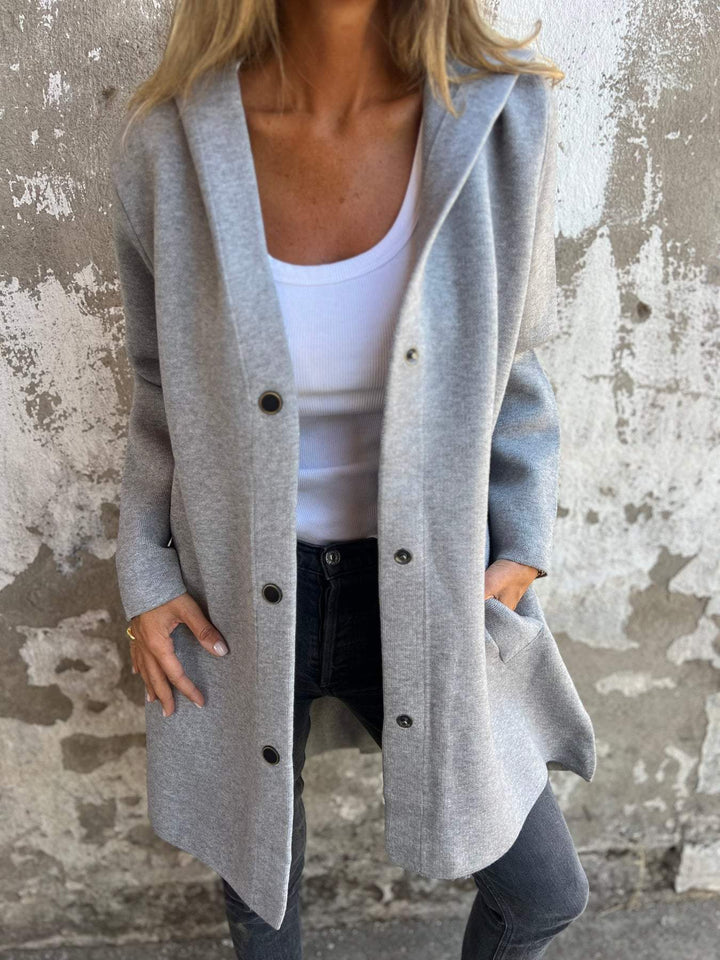 Sara™ | Hooded Button Cardigan