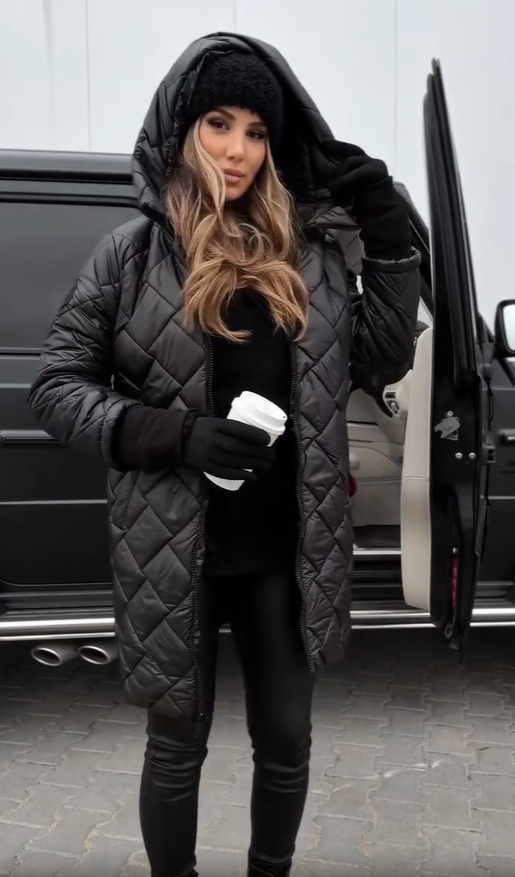 Connie™ | Quilted Down Jacket with Hood