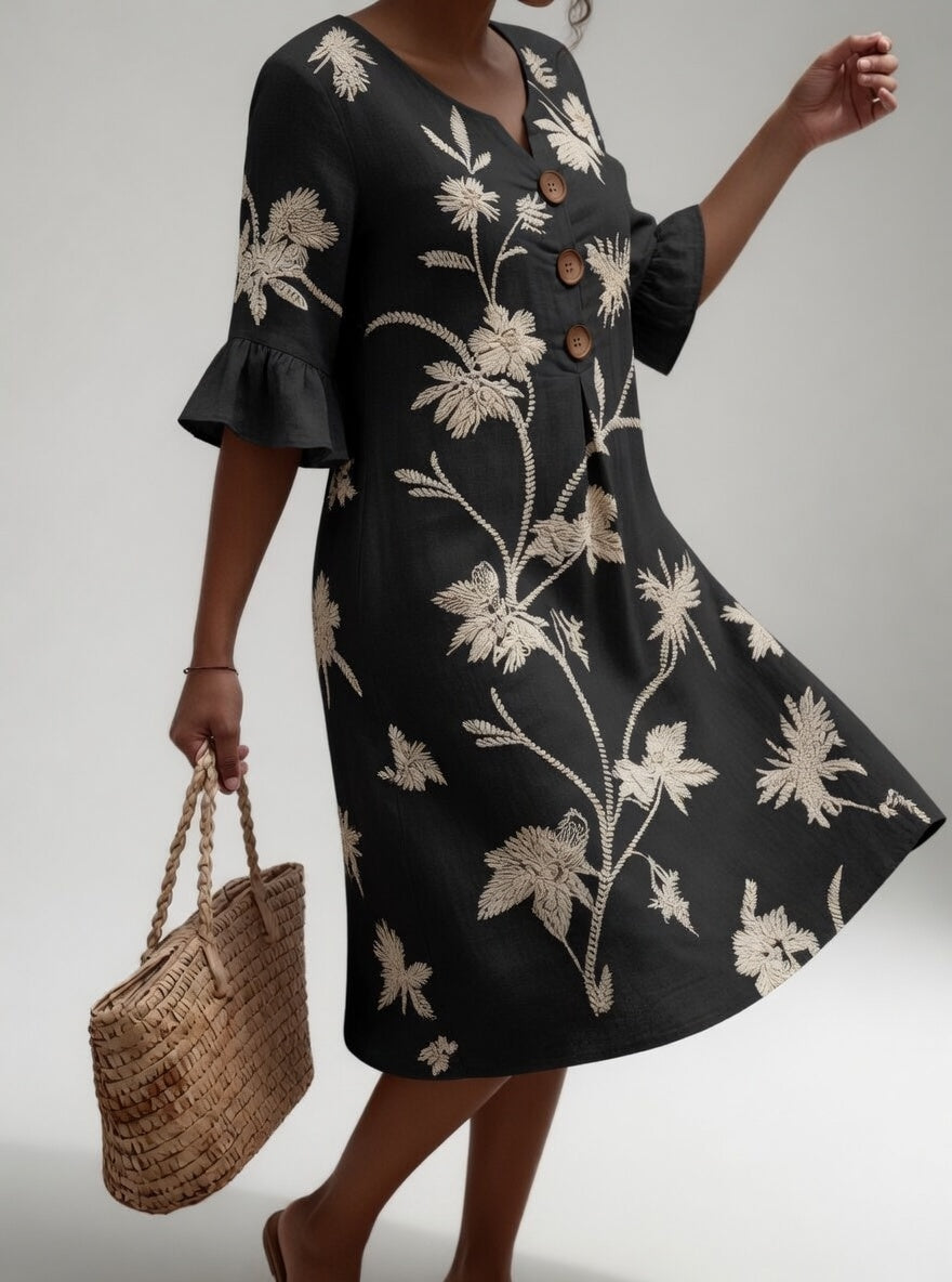 Adaline™ | Vestido midi floral