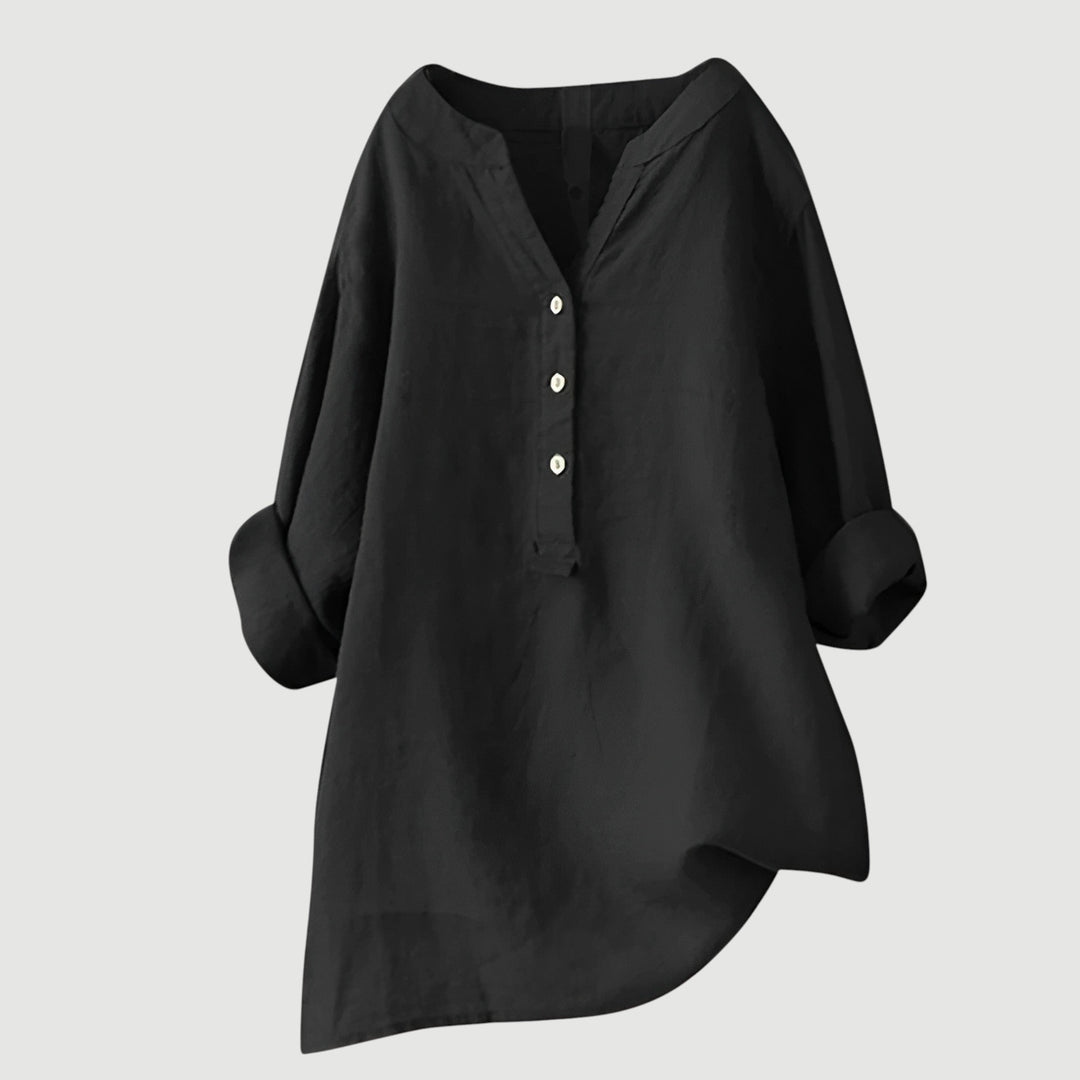 Marlowe Jade™ | Breezy Button-Up Shirt