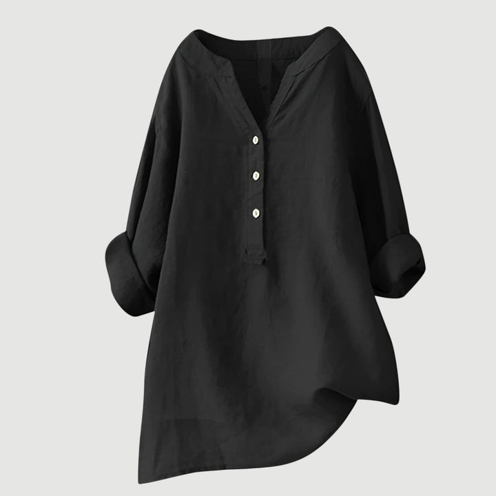 Marlowe Jade™ | Breezy Button-Up Shirt