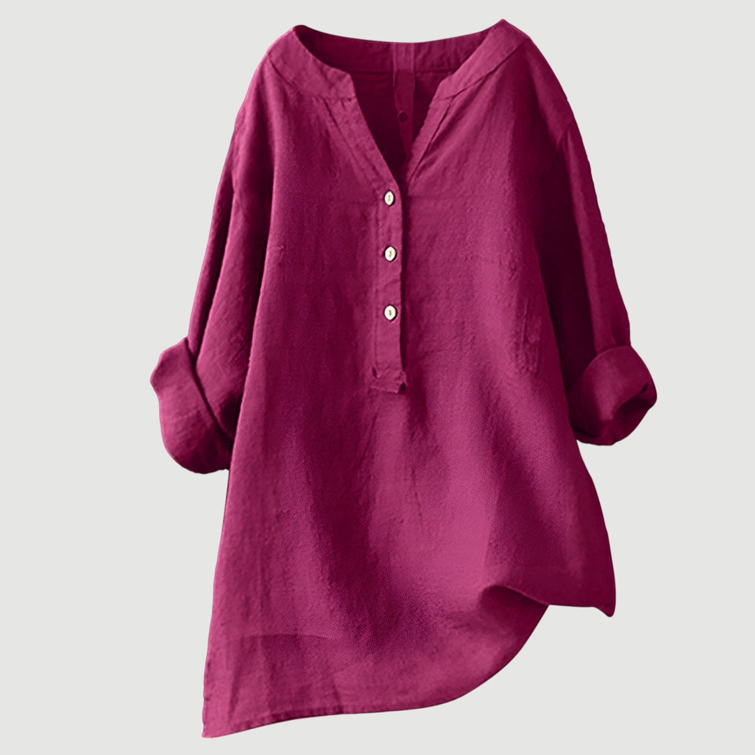 Marlowe Jade™ | Breezy Button-Up Shirt
