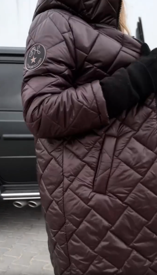Connie™ | Quilted Down Jacket with Hood