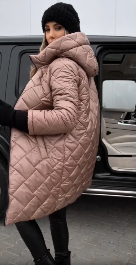 Connie™ | Quilted Down Jacket with Hood