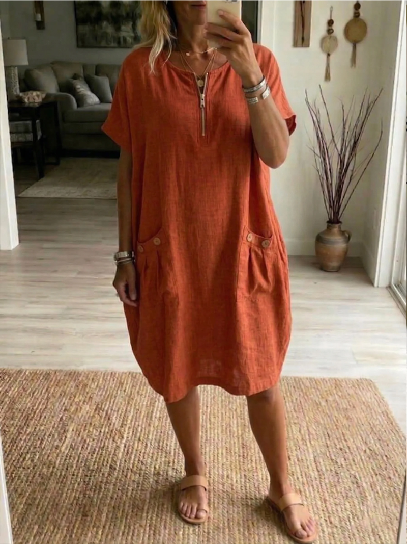 Vera™ | Vestido informal con cremallera