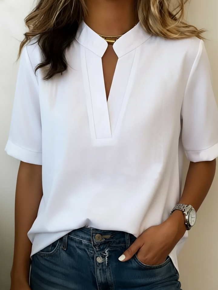 Alouette™ | Blusa de cuello refinado