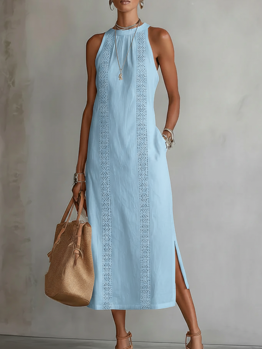 Vaelith™ | Vestido midi de lino