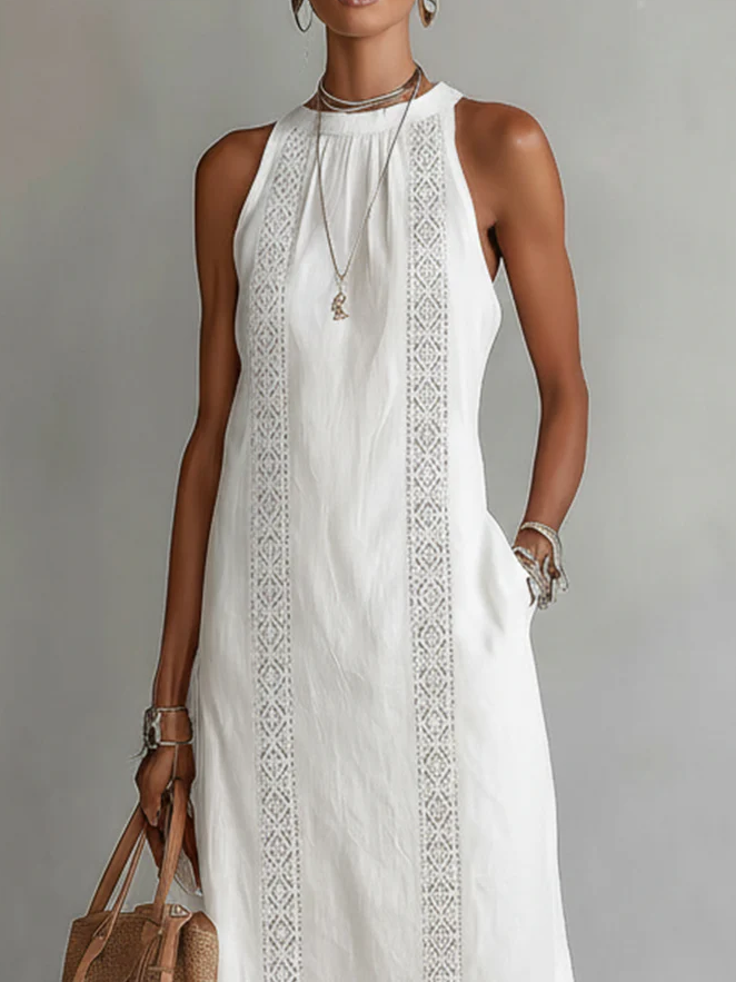 Vaelith™ | Vestido midi de lino