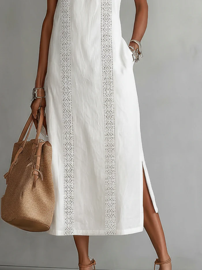 Vaelith™ | Vestido midi de lino
