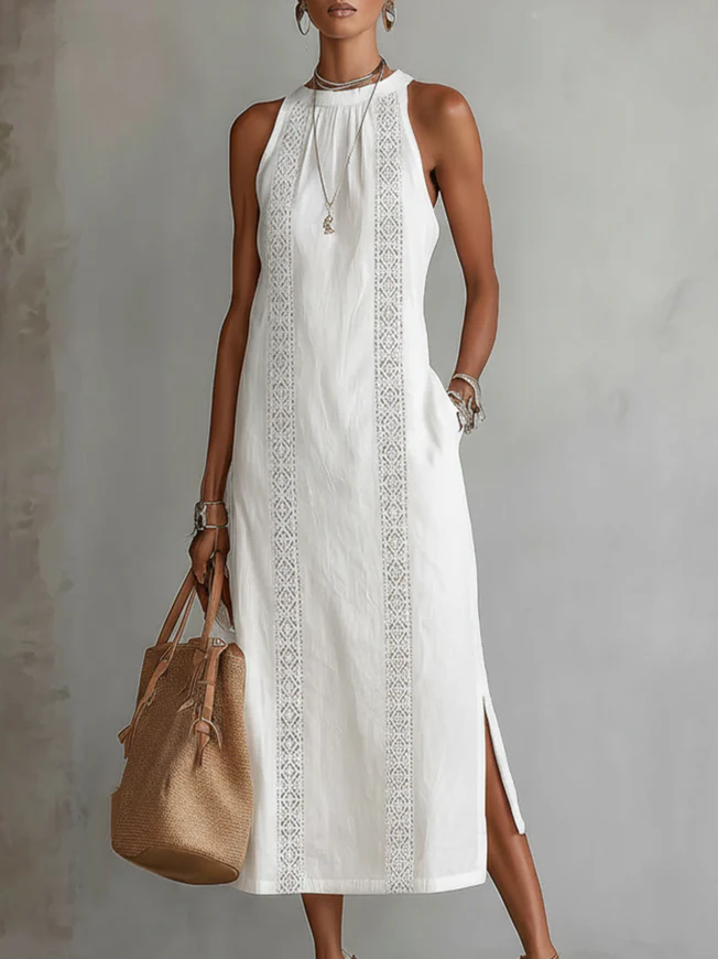 Vaelith™ | Vestido midi de lino