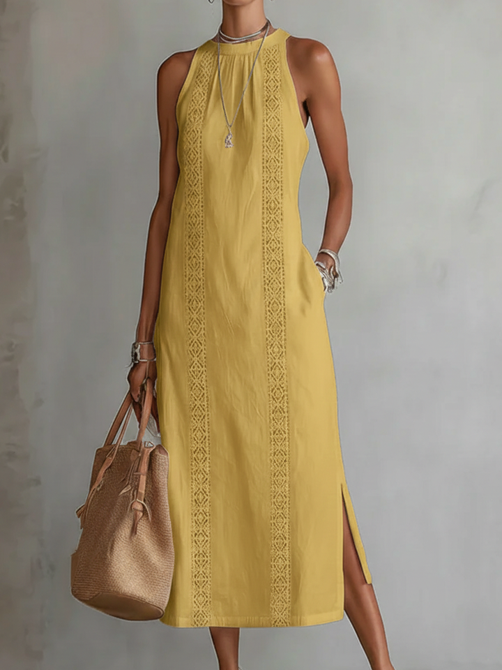 Vaelith™ | Vestido midi de lino