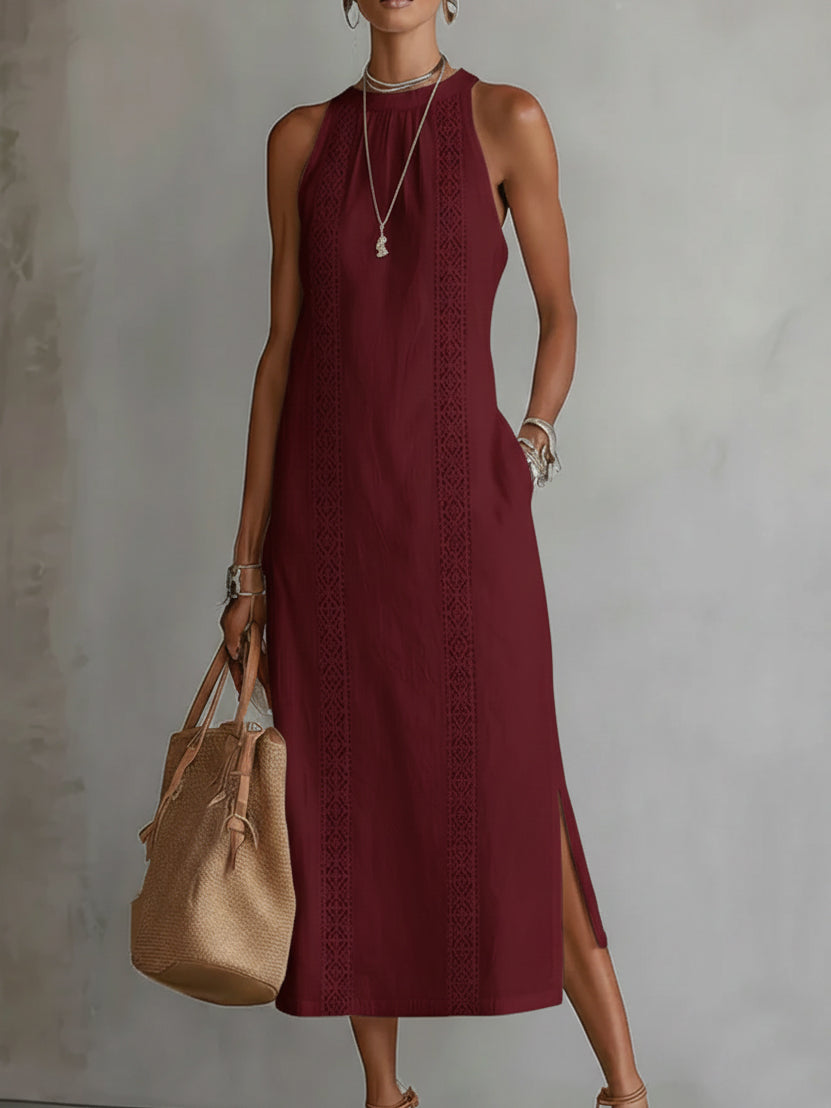 Vaelith™ | Vestido midi de lino