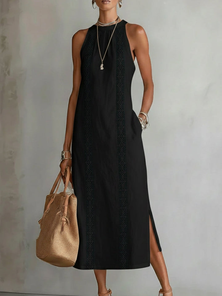 Vaelith™ | Vestido midi de lino