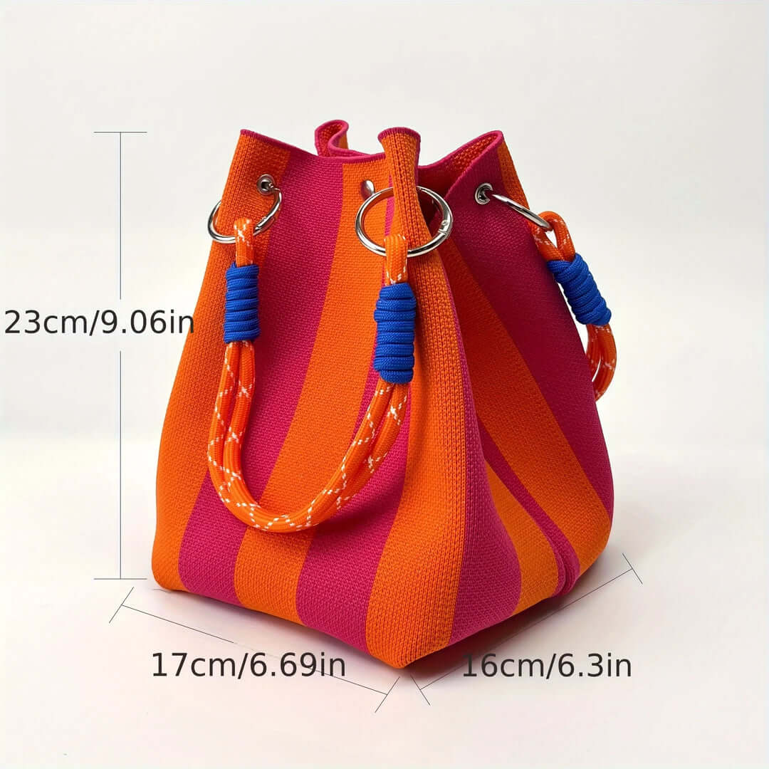 Reese™ | Woven Bucket Bag