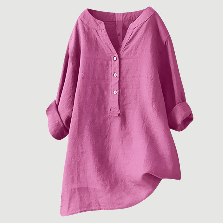 Marlowe Jade™ | Breezy Button-Up Shirt